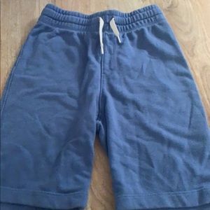 old navy blue sweatpant shorts